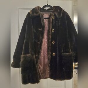 Vintage Mincara Russel Taylor Faux Fur Coat